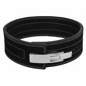 Cinturón de Cuero para Entrenamiento de Potencia, Cinturón de Levantamiento de Pesas con Hebilla de Palanca, Cinturón de Powerlifting con Logotipo Personalizado - Product Image 1