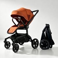 Poussette multifonction Land Leopard KINGKONG, landau, porte-bébé pliable, capacité de charge de 20 kg pour nouveau-né et tout-petit