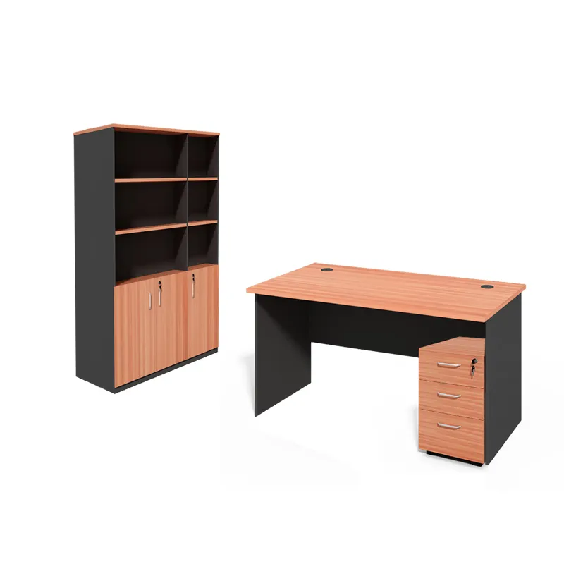 Meja kantor komersial stabil kayu harga rendah meja kantor Modern meja kombinasi meja kayu meja sekolah yang dapat diperbesar
