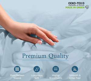 Hotel Grade 400TC 100% Polyester <strong>Fitted</strong> <strong>Sheet</strong> 16 Inch <strong>Deep</strong> Pocket 360 Elastic <strong>Fitted</strong> <strong>Bed</strong> <strong>Sheet</strong> For Hospitality - Product Image 5