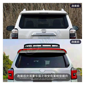 Alerón trasero blanco para 4Runner con luces, compatible con modelos 2010-2021. - Product Image 1