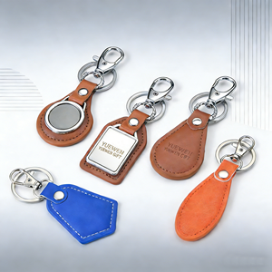 Portachiavi Creativo Retrò Personalizzato con Logo e Forme su Misura, Design in Pelle PU con Logo Personalizzato, Idea <span class=keywords><strong>Regalo</strong></span> - Product Image 2