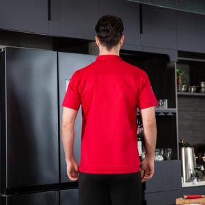Divisa da <span class=keywords><strong>Chef</strong></span> Estiva Personalizzata di Alta Gamma a Maniche Corte, Traspirante, per Ristoranti, Bar e Hotel - Product Image 6