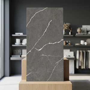 Spanish Design Carving Porcelain Tiles 600x1200mm Gloss Finish for Residential and Office Interiors - Product Image 4