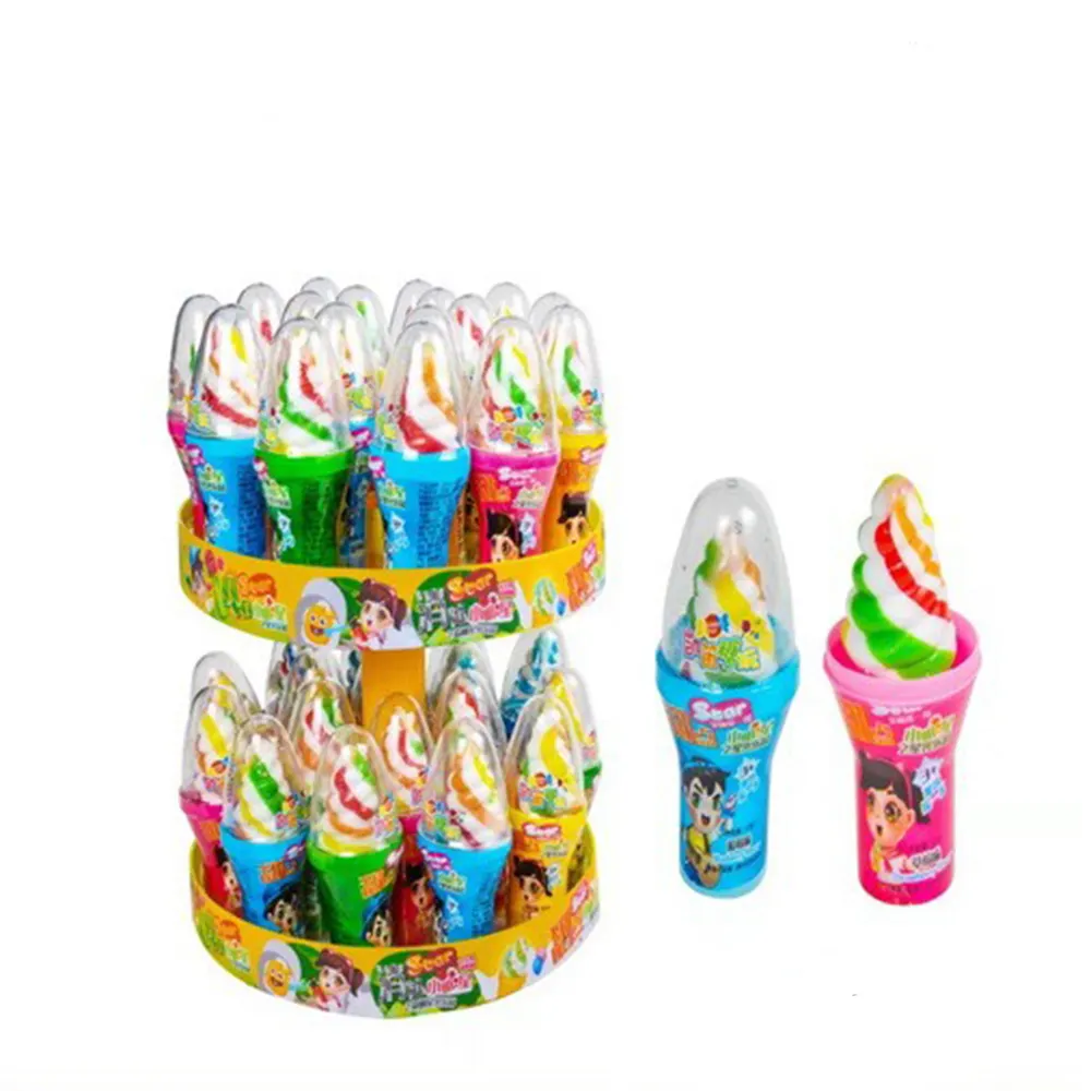 Wholesale Children'S Zero Food Fun Toys Sweet Cartoon Candy Gift Bottle Candy Toys Kids China Shantou Made