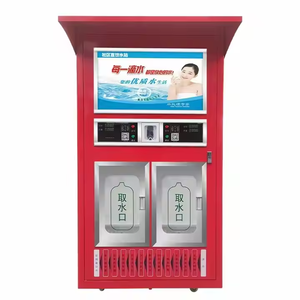 Petite opportunité commerciale Les distributeurs automatiques vendent des équipements d'eau potable Cinq éléments Grande capacité sur une rue communale - Product Image 1