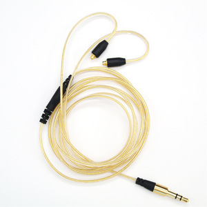 Cable de auriculares enchufable Pirole para Shure Se215 315 535 846 Ue900 Dc Vjjb N1, chapado en níquel y cobre sin oxígeno - Product Image 3