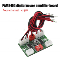 4*3W PAM8403 4 Saluran Mini Digital Audio Amplifier Modul DIY USB 5V Papan Amplifier Stereo Kecil XH-A156