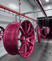 Fabrika Çıkışlı Çizilmez Parlak Pembe Toz Boya, Oto Parçaları ve Hırdavat Püskürtme İçin