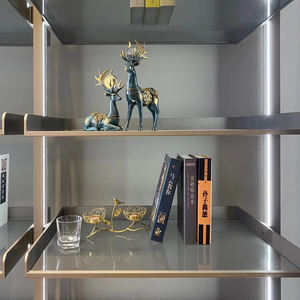 Armoires de chambre à coucher modernes avec portes coulissantes, étagères pour magasins de vêtements, éclairage LED, <span class=keywords><strong>placard</strong></span> - Product Image 6