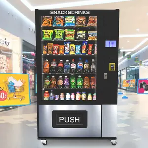 Hot Sale Top Vendor Máquina Lanche E Bebida Automática Combo Vending Machine com elevador Maquina Expendedora