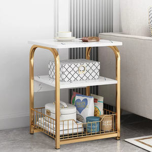 Tavolino da Caffè in Legno Mini Convertibile Semplice e Compatto per Camera da Letto, Soggiorno, Divano, Portatile, a Doppio Strato, Lussuoso e Leggero per la Casa - Product Image 3