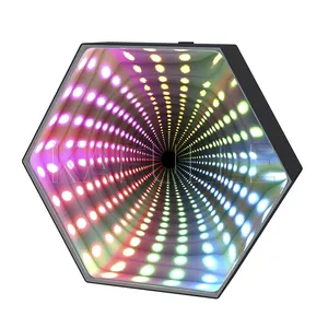 Hexagonal Decoration Infinite LED Strip RGB Music Atmosphere LED Light With IR Remote