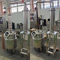 Alambic hybride en acier inoxydable de 50 L à l'échelle pilote pour la distillation de rhum, de boissons et de whisky