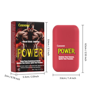 Men's Sports Fitness Nasal Inhaler Proven Strength Formula Herbal Essential Oil for Boosting Energy Endurance for Sports - Product Image 1