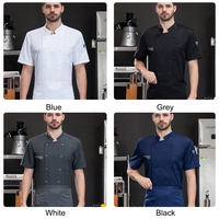 Les uniformes de chef de Style italien Teppanyaki Kimono acceptent l'uniforme de chef principal de couleur personnalisée de quantité minimale de commande bas avec 6 pantalons de sacs