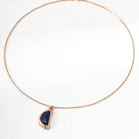 Collier pendentif géométrique irrégulier rétro en argent tibétain avec pierre naturelle et chaîne à maillons, bijoux tendance pour femmes