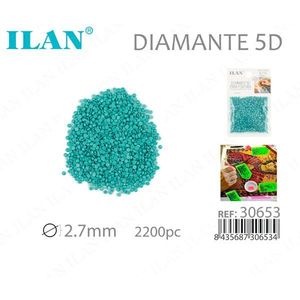 ILAN Diamante 5D 2.7mm 2200 piezas para Pintura de Diamantes - Product Image 1