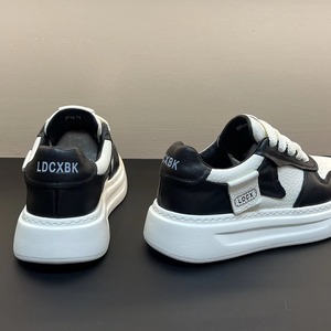Nouvelles chaussures pour hommes - Collection automne - Cuir - Style britannique - Simples et élégantes - Polyvalentes - Semelle épaisse - Chaussures décontractées - Style à enfiler - Product Image 3