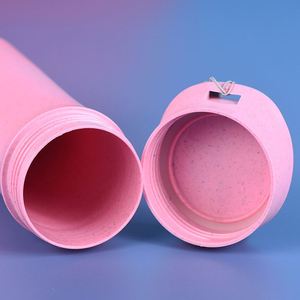 Vaso <span class=keywords><strong>de</strong></span> Café Reutilizable Portátil <span class=keywords><strong>de</strong></span> 450 ml, Ecológico, <span class=keywords><strong>de</strong></span> Paja <span class=keywords><strong>de</strong></span> Trigo, con Tapa, Personalizable, Libre <span class=keywords><strong>de</strong></span> BPA, Botella <span class=keywords><strong>de</strong></span> Agua - Product Image 6