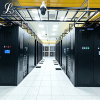 Sistem Lantai Terangkat Anti-Statik yang Dapat Disesuaikan Lingding, Panel Kalsium Sulfat, Ubin Keramik HPL PVC, Pusat Data Industri Modern