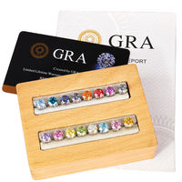 Pendientes Clásicos de Moissanita de Color de 5mm/6.5mm con Corte Brillante y Engaste de Garra de Plata de Ley 925 para Mujer, Venta al por Mayor Personalizada