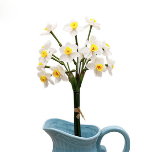 Flor de Narciso Artificial de 50 cm de Altura, Flor de Seda de Simulación, Decoración para el Hogar, Adorno de Interior para Primavera - Product Image 1