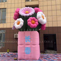 Bouquet de fleurs gonflables géantes Bouquet de fleurs gonflables pour la décoration de scènes d'événements et de fêtes Publicité