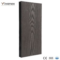 Tarima de Madera Compuesta (WPC) Moderna, Cuadrada, Antideslizante e Impermeable para Exteriores, Ideal para Villas, Jardines, Parques y Terrazas