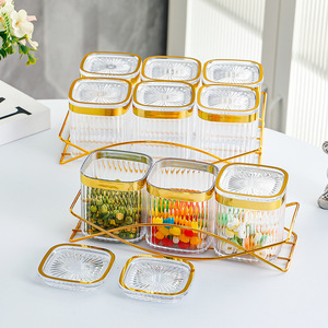 Airtight Food Grade Storage <b>Containers</b> Rectangle With Lid For Kitchen Dry Goods Milk Powder M Size - Product Image 1