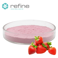 Fabriksprijs USDA 99% Biologische Aardbeienpoeder Gefreeze-droogde Aardbeienpoeder