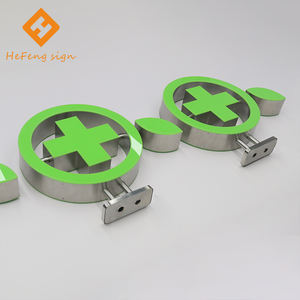 Tienda personalizada <span class=keywords><strong>Farmacia</strong></span> Cruz Led Logo Sign Caja <span class=keywords><strong>de</strong></span> <span class=keywords><strong>luz</strong></span> <span class=keywords><strong>de</strong></span> publicidad exterior <span class=keywords><strong>de</strong></span> doble cara - Product Image 5