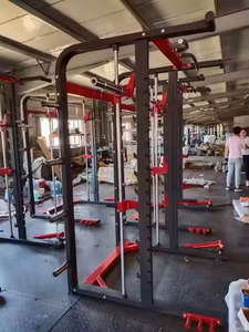 Máquina <span class=keywords><strong>Smith</strong></span> de Alta Calidad, Multifuncional, para Sentadillas y Entrenamiento de Fuerza, con Cable, 3D, Half Rack - Product Image 3