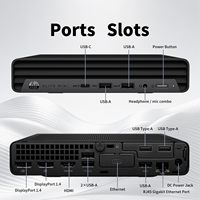 Ordinateur de bureau professionnel HP Elite 800 G9 MFF, Intel I9-14900, 8 Go DDR5, SSD 512 Go, PC de conférence, USB-C, HDMI, Wi-Fi 6E, Windows 11 Pro