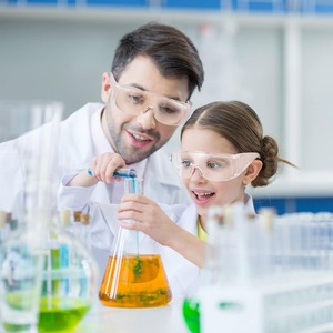 Blouses de laboratoire blanches en gros pour enfants, uniformes de jeu de rôle de docteur pour élèves de maternelle et de primaire, costumes d'expériences scientifiques - Product Image 4