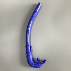 Colorful <strong>Silicone</strong> Mouthpiece Safety Liquid <strong>Silicone</strong> <strong>Underwater</strong> Swimming Training Snorkel Folding Diving Snorkel - Product Image 3