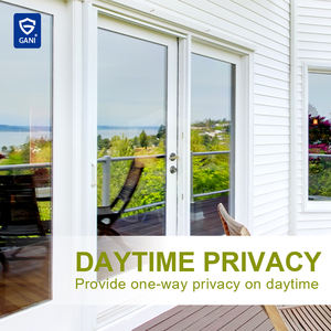 Espejo unidireccional con Control Solar de calor, bloqueo Uv, película reflectante térmica negra adhesiva estática para edificios de oficinas, ventanas de vidrio para el hogar - Product Image 2