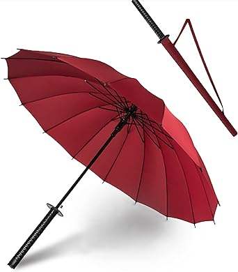 red samurai umbrella