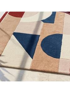 Tapis en laine tufté à la main, tapis de luxe moderne fait à la main, tapis texturé doux pour le salon, la chambre à coucher, l'intérieur de la maison - Product Image 5