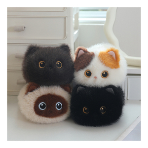 Almohada <span class=keywords><strong>de</strong></span> Gato <span class=keywords><strong>de</strong></span> Peluche <span class=keywords><strong>Súper</strong></span> Suave con Relleno <span class=keywords><strong>de</strong></span> Poliéster y Algodón PP, Diseño Adorable <span class=keywords><strong>de</strong></span> Gato Abrazable, <span class=keywords><strong>Juguetes</strong></span> Relajantes para Niños - Product Image 1