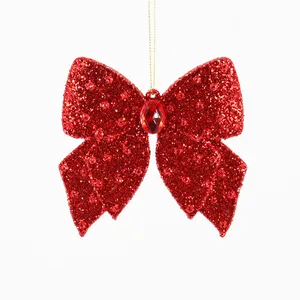 Glistening Festive Finesse: Butterfly Plastic and Fabric Christmas