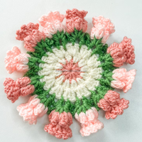 Ensemble de dessous de verre pour pot de fleurs Finition Dessous de verre floral Ramos De Flores Artificiales Pendaison de crémaillère ou Fête des mères avec tutoriel vidéo