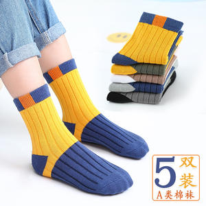 Bulk Spring Kids calzini da pavimento in cotone <span class=keywords><strong>neonato</strong></span> Teen Boys Young Girl Japan Tube Crew School Shoes Socks - Product Image 5
