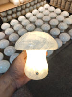 Lampe de chevet en marbre en forme de champignon pour chambre à coucher, idéale pour la maison - Collection Soda Factory