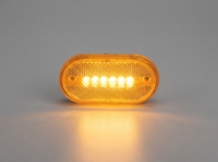 Feu de gabarit LED rouge rectangulaire 2x4 certifié SAE DOT pour remorque, camping-car, camion avec lentille réflectrice à montage en surface