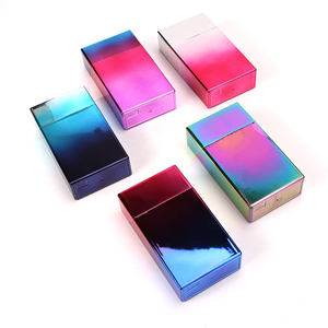 Erliao Étui à cigarettes en plastique galvanisé de grande valeur <span class=keywords><strong>Petit</strong></span> et pratique 20pcs Étui à cigarettes en gros - Product Image 3