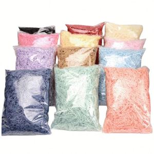 500g/Pack High Quality Decorative Raffia Shredded Box Filling <b>Crinkle</b> Cut <b>Paper</b> Shred Filler Shredded <b>Paper</b> for Gift Box Filler - Product Image 1
