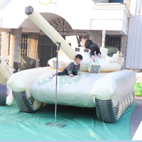 AOYU-Lanceur de Missiles Gonflable, Modèle de Fausse Cible, Camion Tout Terrain Dongfeng
