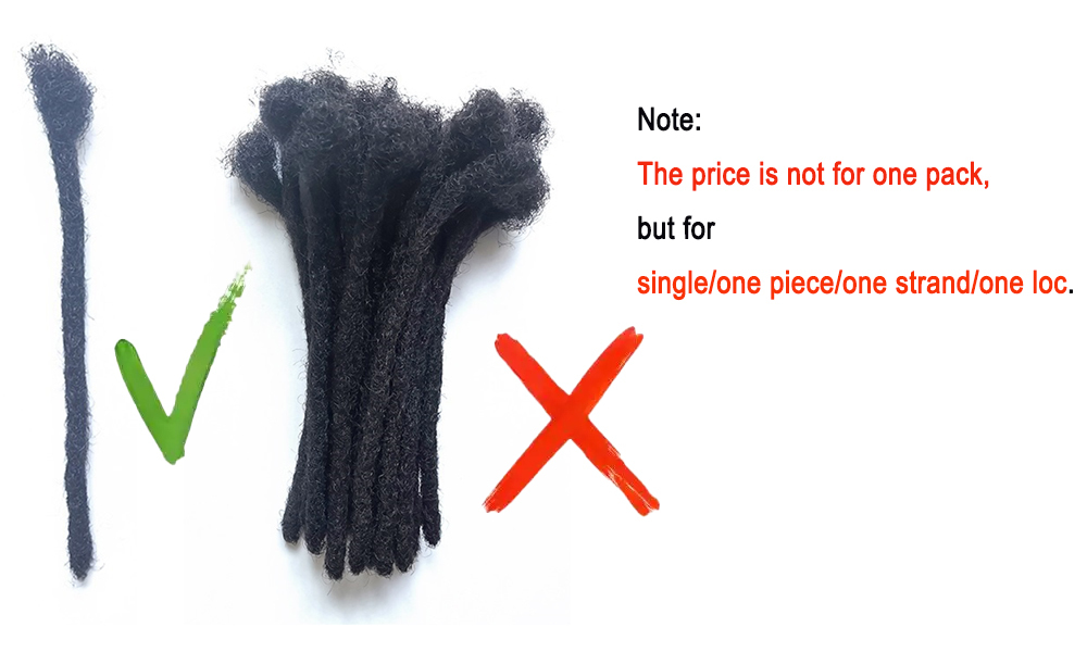 Good Quality Brazilian Straight Afro Kinky Curly Natural Color Dreadlocks Hair for Black Men Braiding Detail Section 3