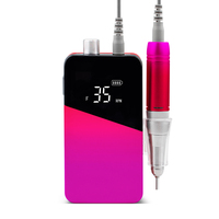 Nouveau Kit Complet de Manucure Ergonomique 2026 à Faible Vibration 35000 tr/min pour Prothésistes Ongulaires Professionnels – Stylo Rechargeable Portable en Plastique